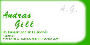 andras gill business card